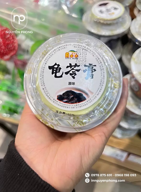 in tem dán thạch đen với công nghệ hiện đại